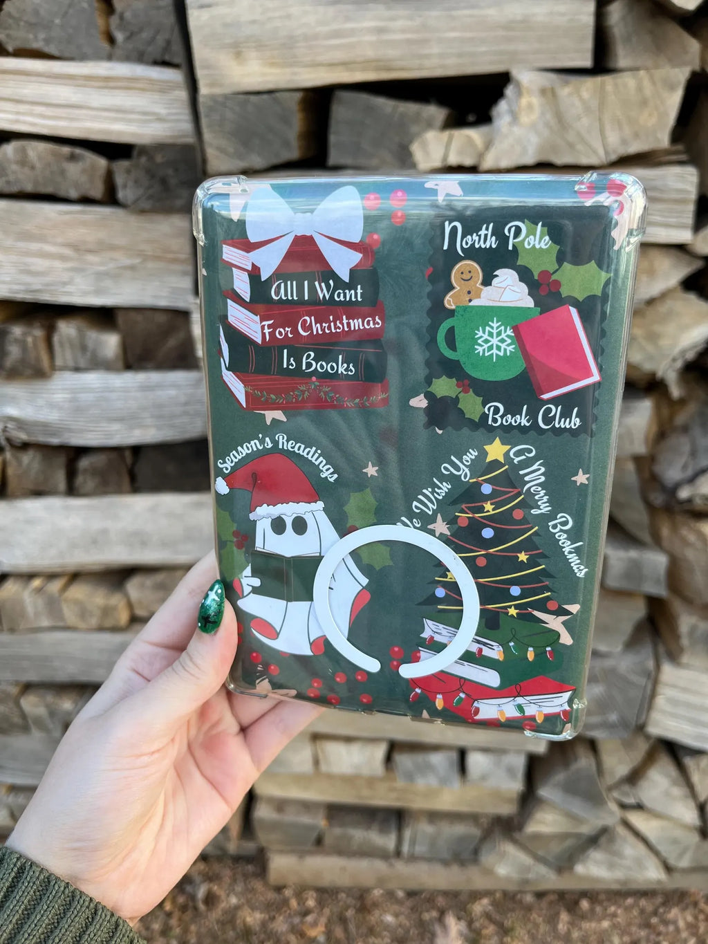 Bookish Christmas Kindle Paperwhite Insert