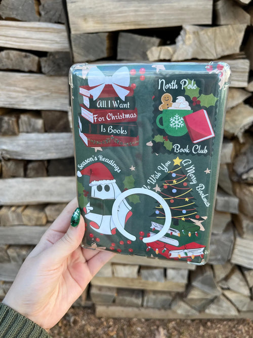 Bookish Christmas Kindle Paperwhite Insert